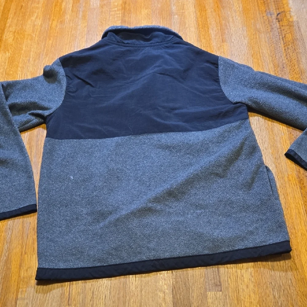 Place Est 1989 Boys Medium (7/8) Gray‎ Black Full Zip Pocket Fleece Jacket